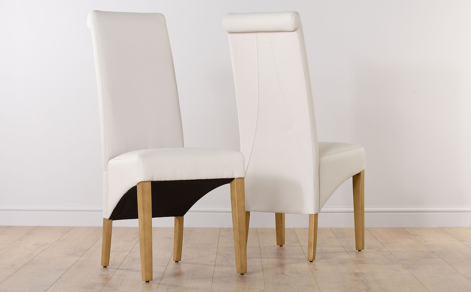 elegant leather dining room chairs