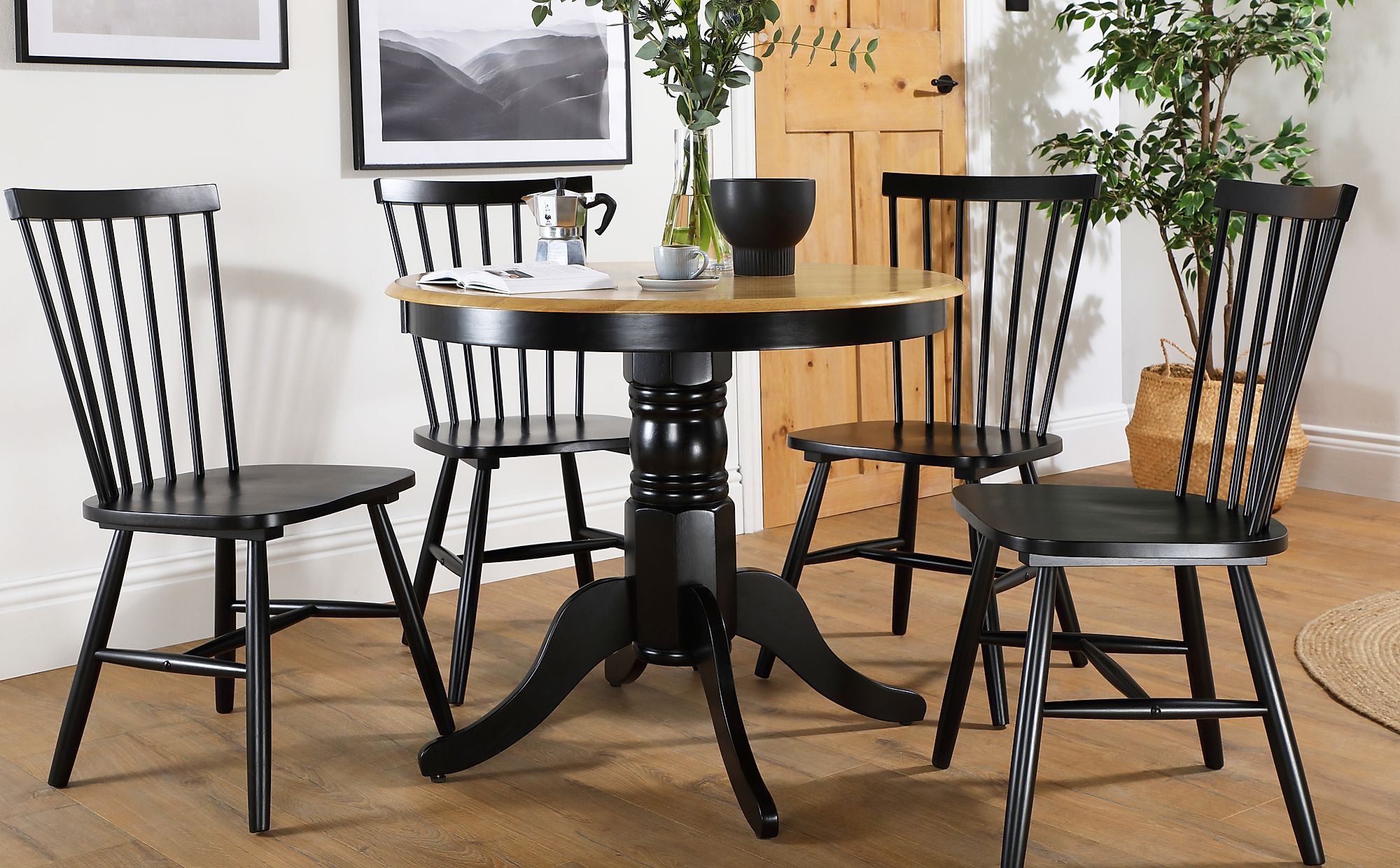 black kitchen table chair for sale