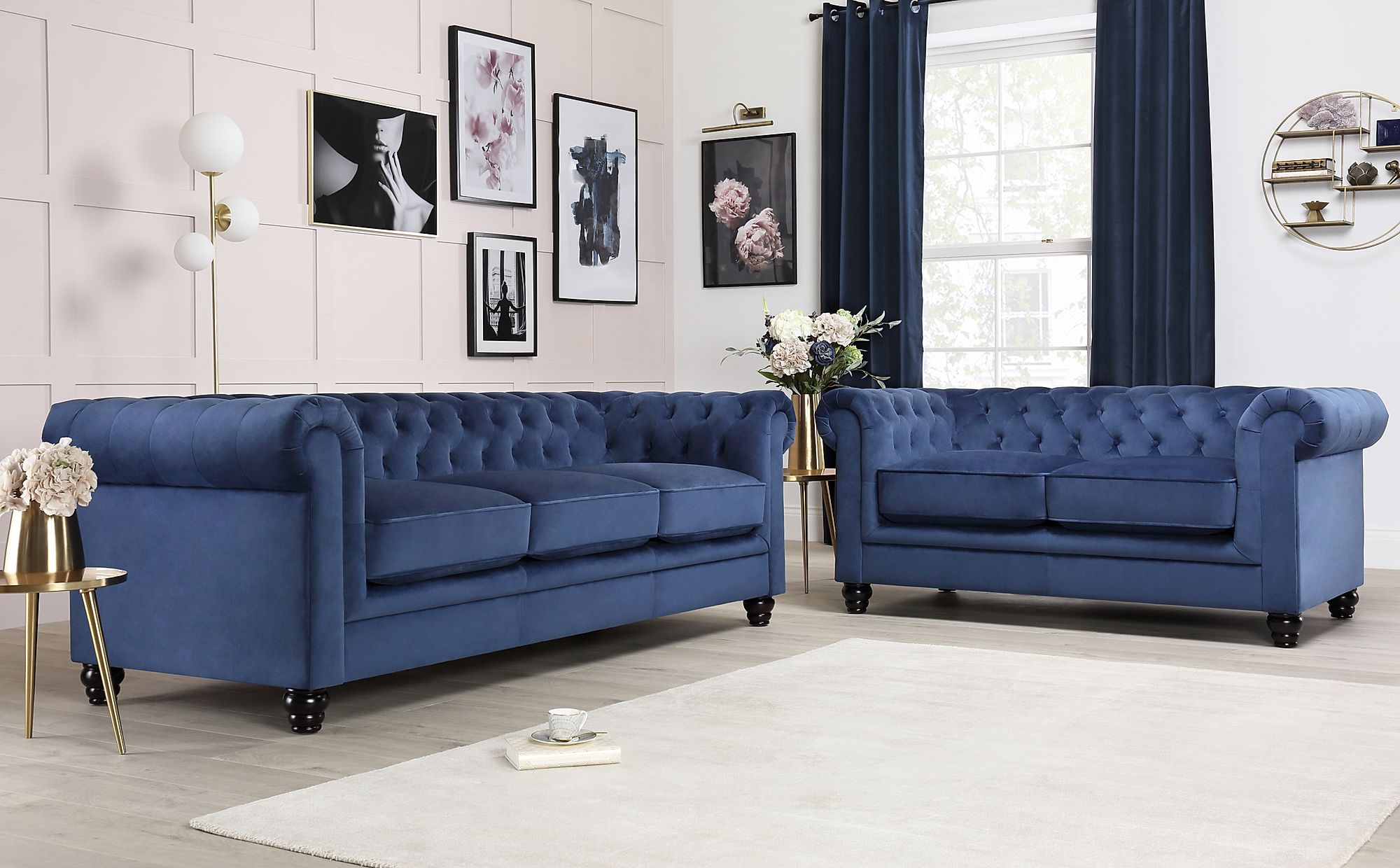 69 Striking blue chesterfield sofa bed For Every Budget