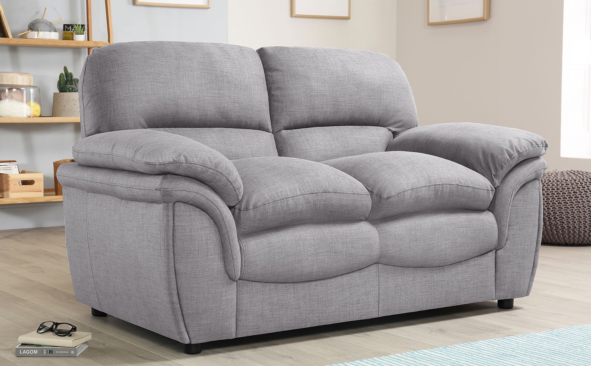 rio standard back fabric sofa bed