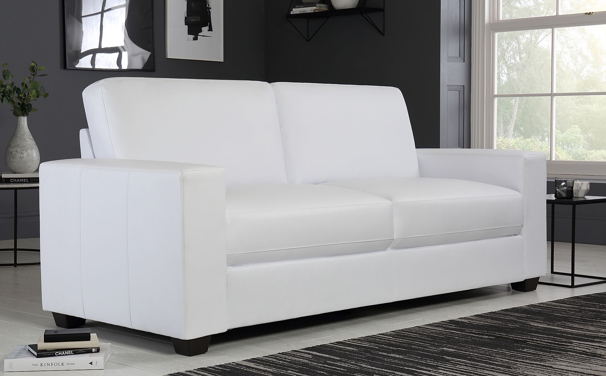 white leather sofa uk
