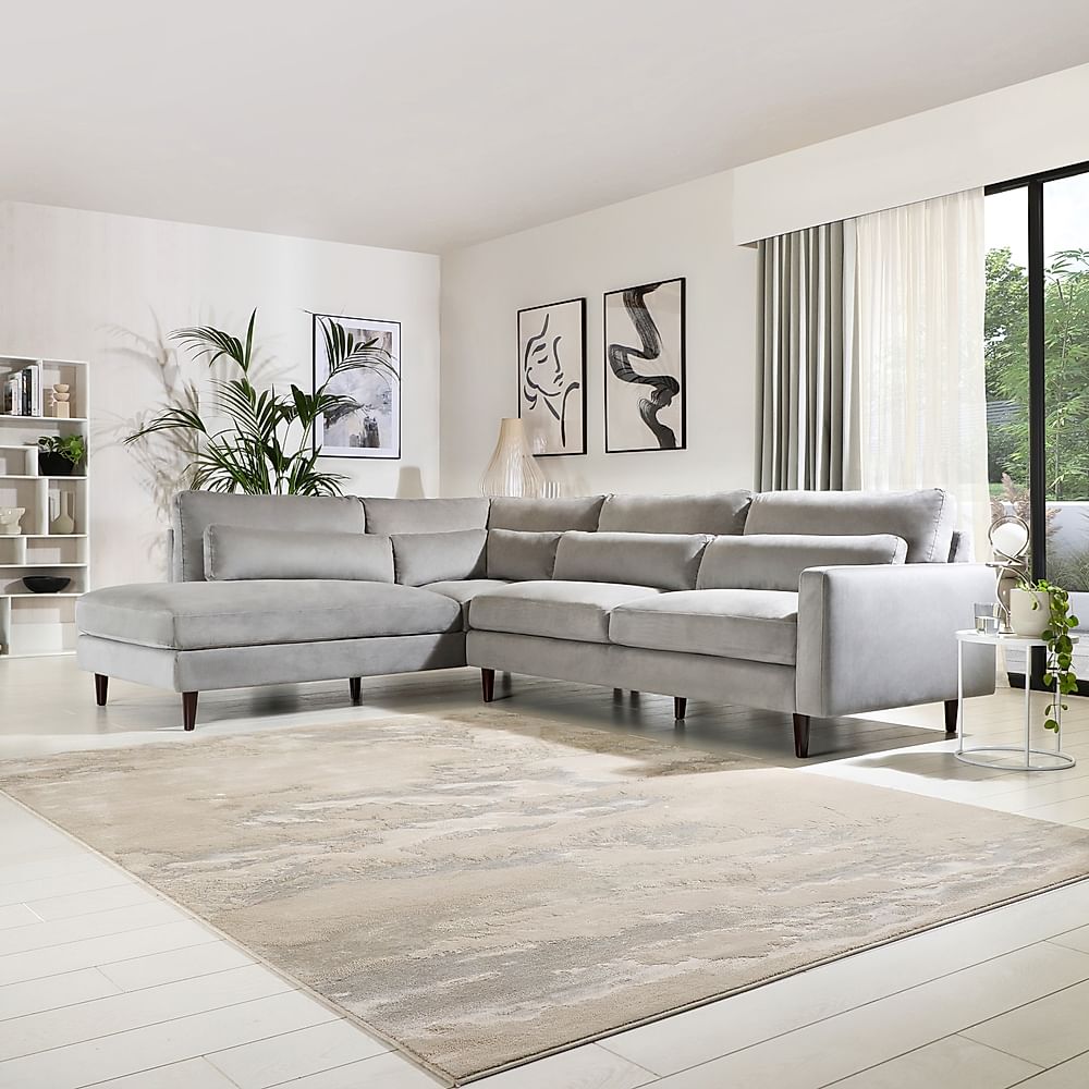 palermo corner sofa set with chair