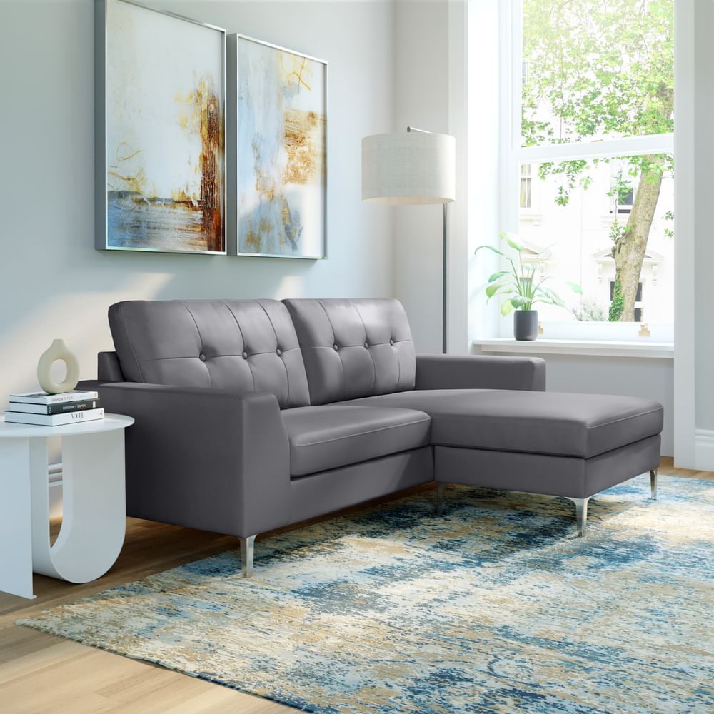 Cheap grey deals sectional