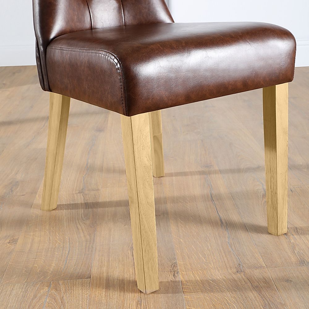 Light brown deals faux leather chair