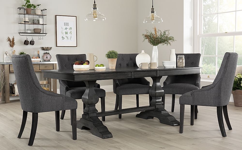 Slate Grey Dining Room Chairs - Elliot Dining Chair Slate Grey 2pk Grey