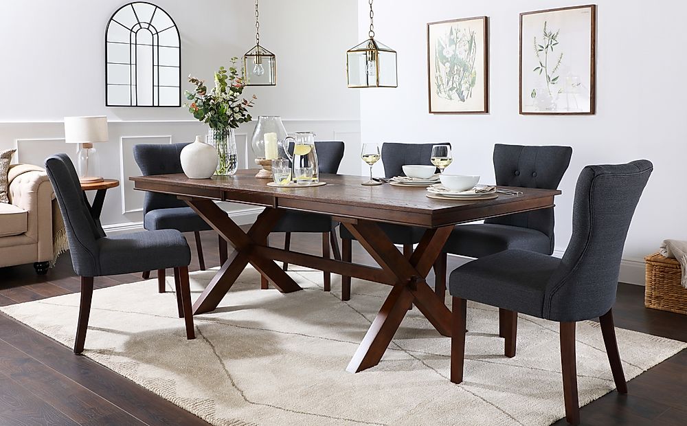 Dark Wood Dining Room Table And Chairs