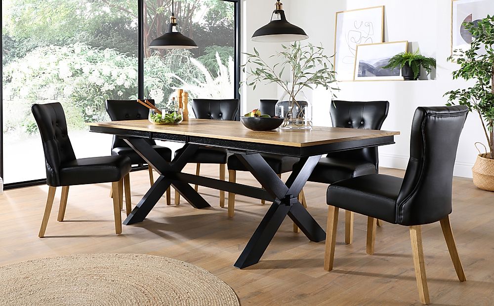 8 Formal Black Dining Room Chairs
