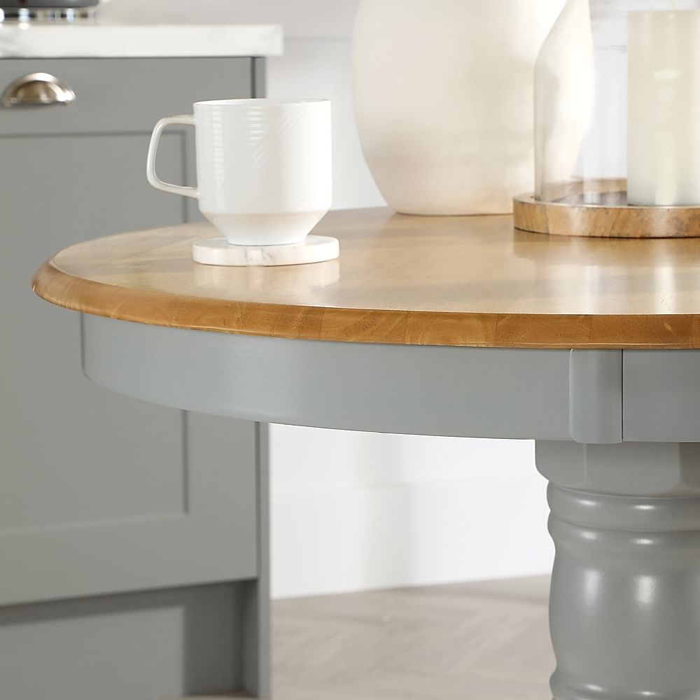 Round deals timber table