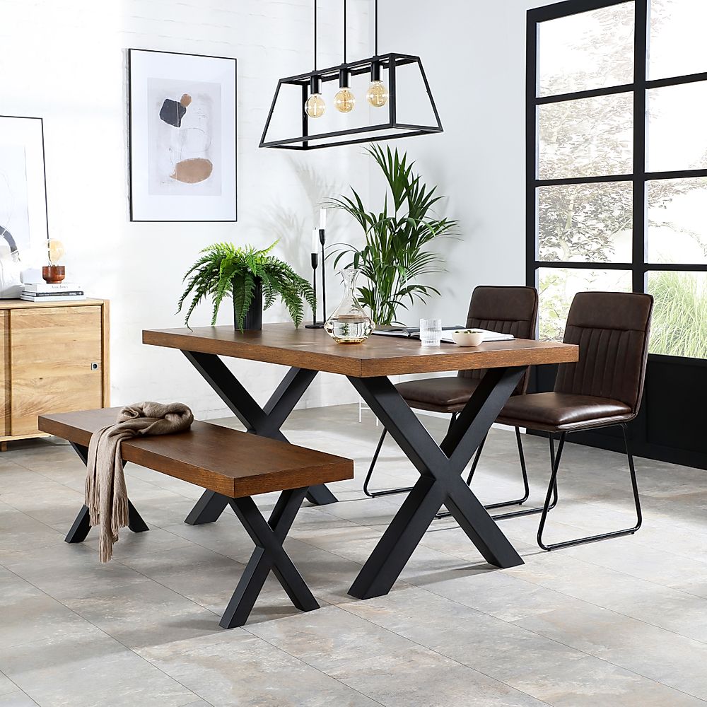 Industrial Dining Table Set at darlakurenao blog