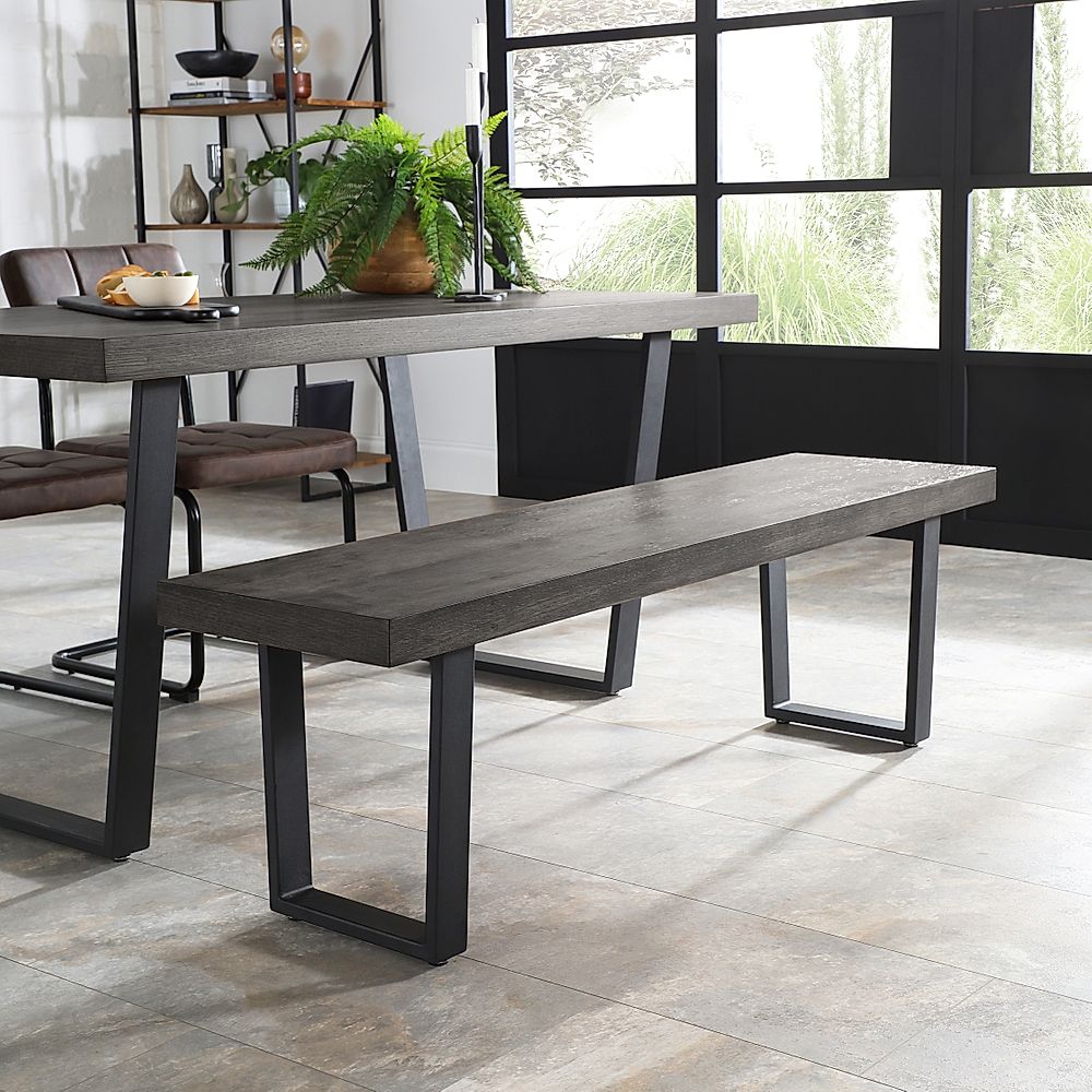 Metal dining deals benches