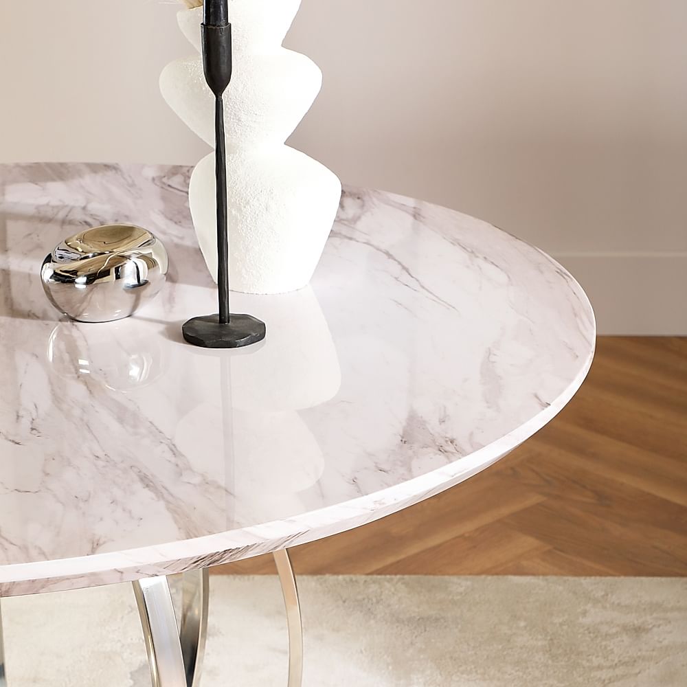 Savoy marble dining deals table