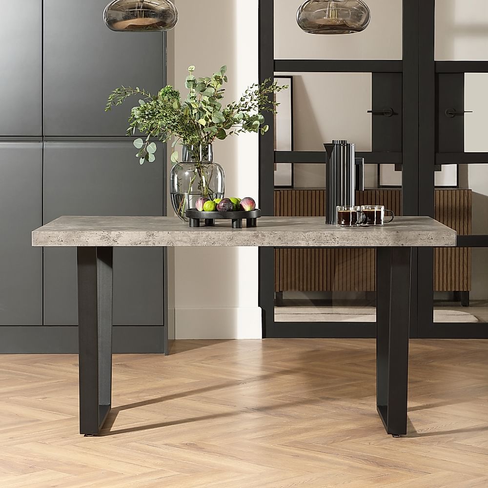 Carbon loft chloe grey deals extension dining table