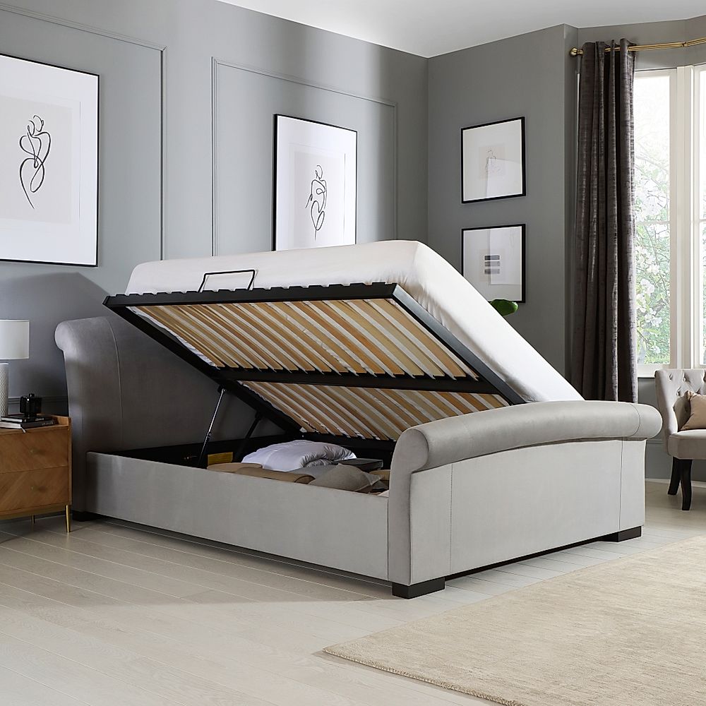 Buckingham ottoman store bed frame