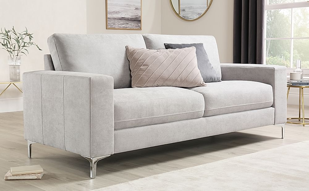 Baltimore dove grey corner outlet sofa