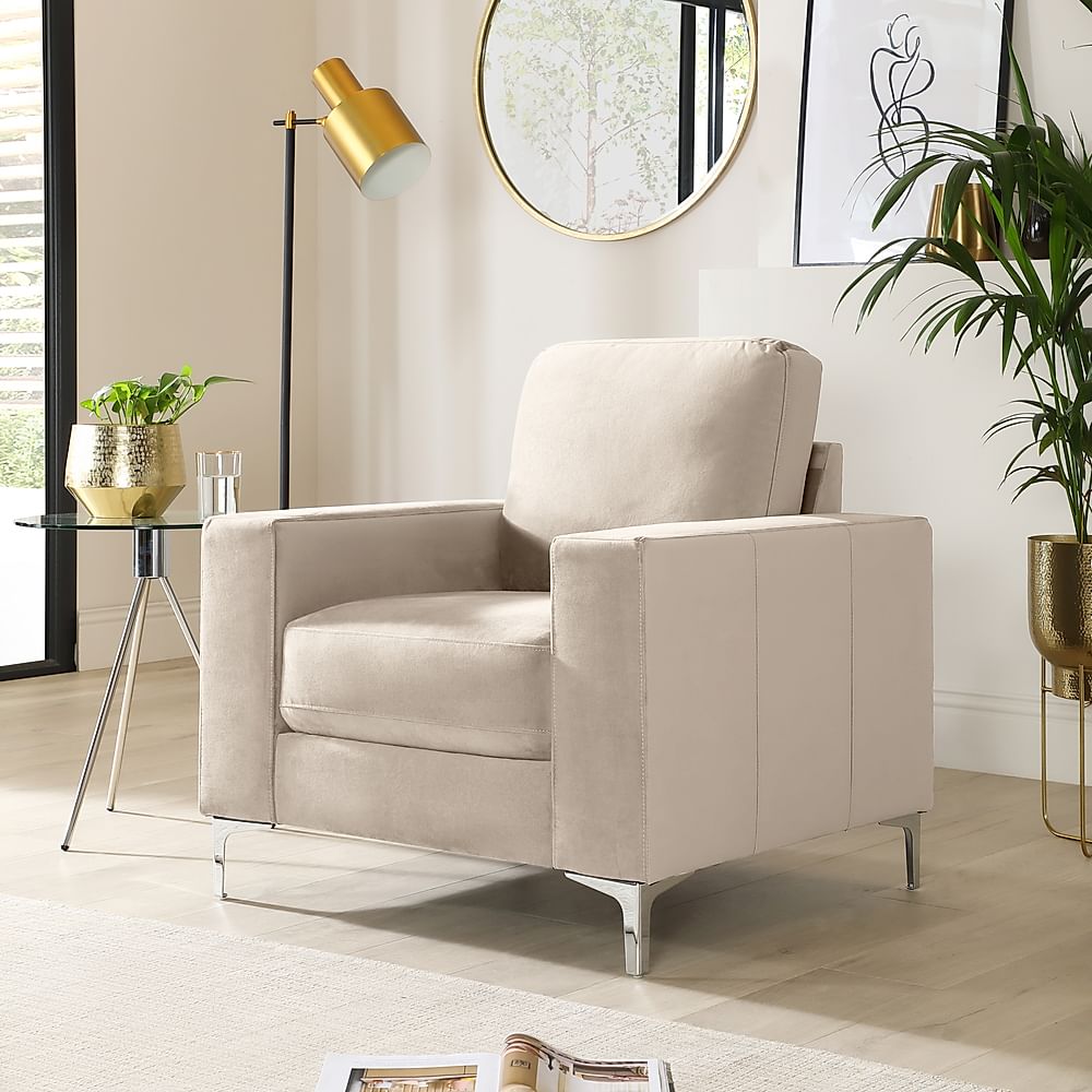 Baltimore Armchair, Champagne Classic Velvet