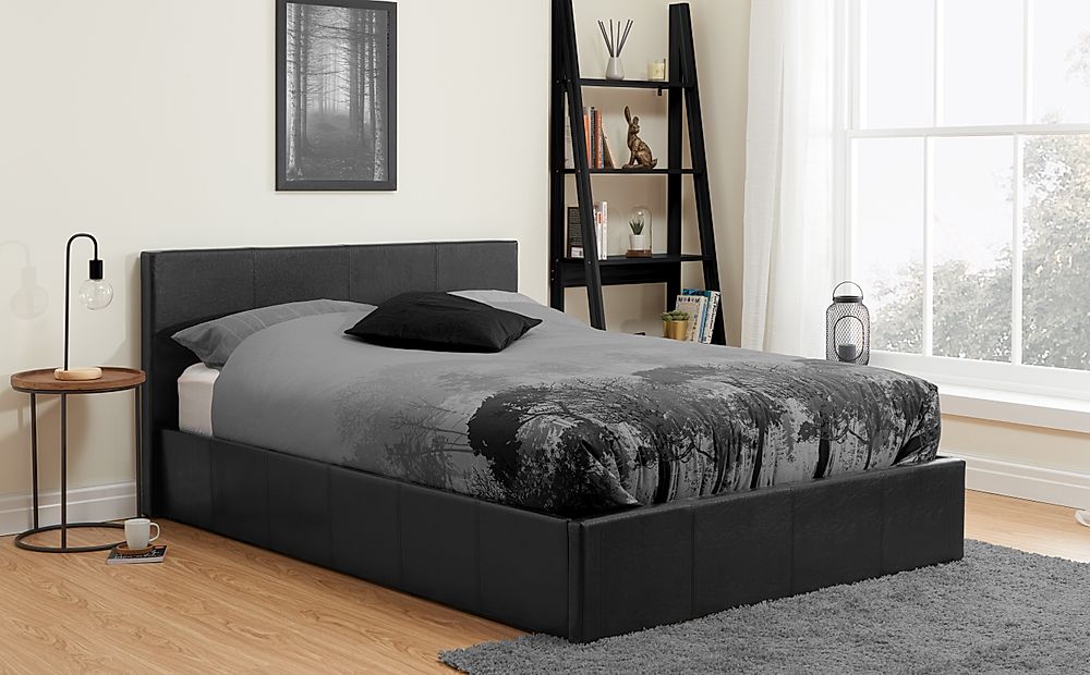 Grey Leather King Size Bed | sunoptical.com.tw