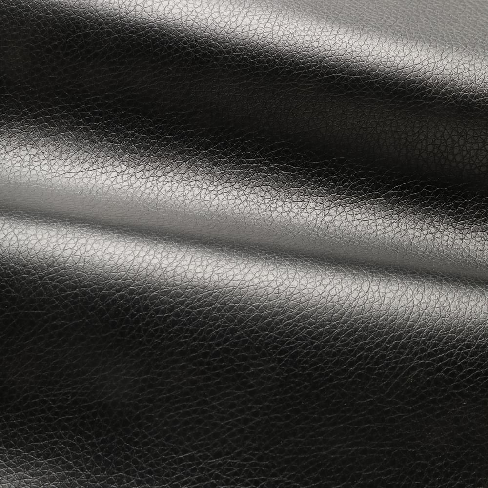 Black synthetic best sale leather