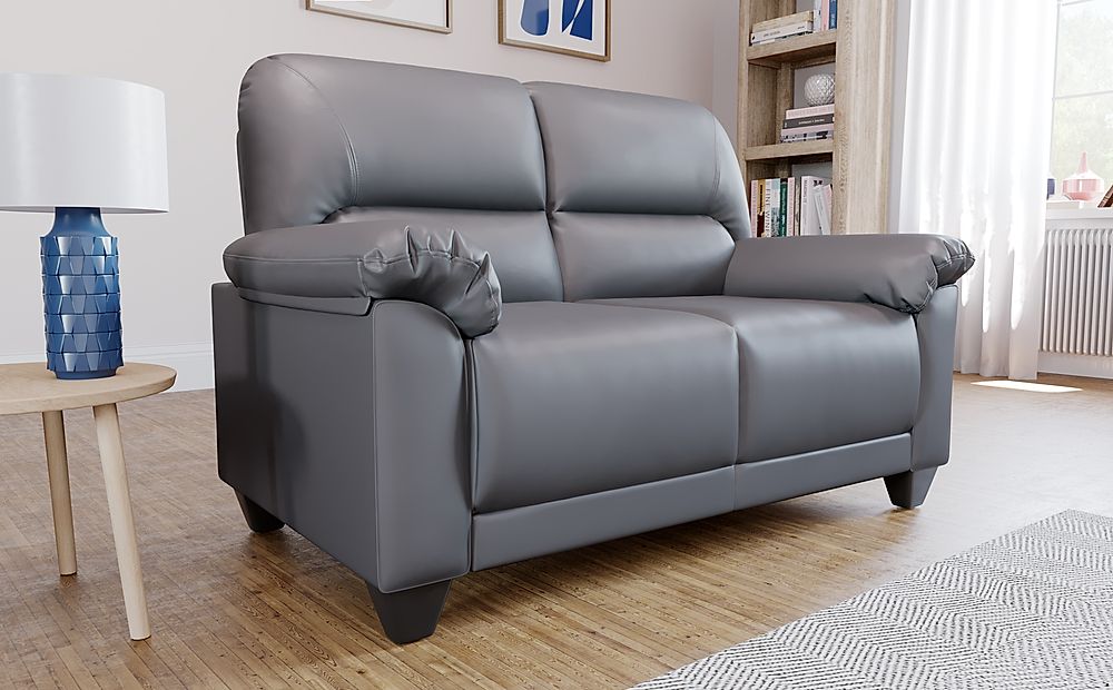 cheapest small 2 seater leather sofa