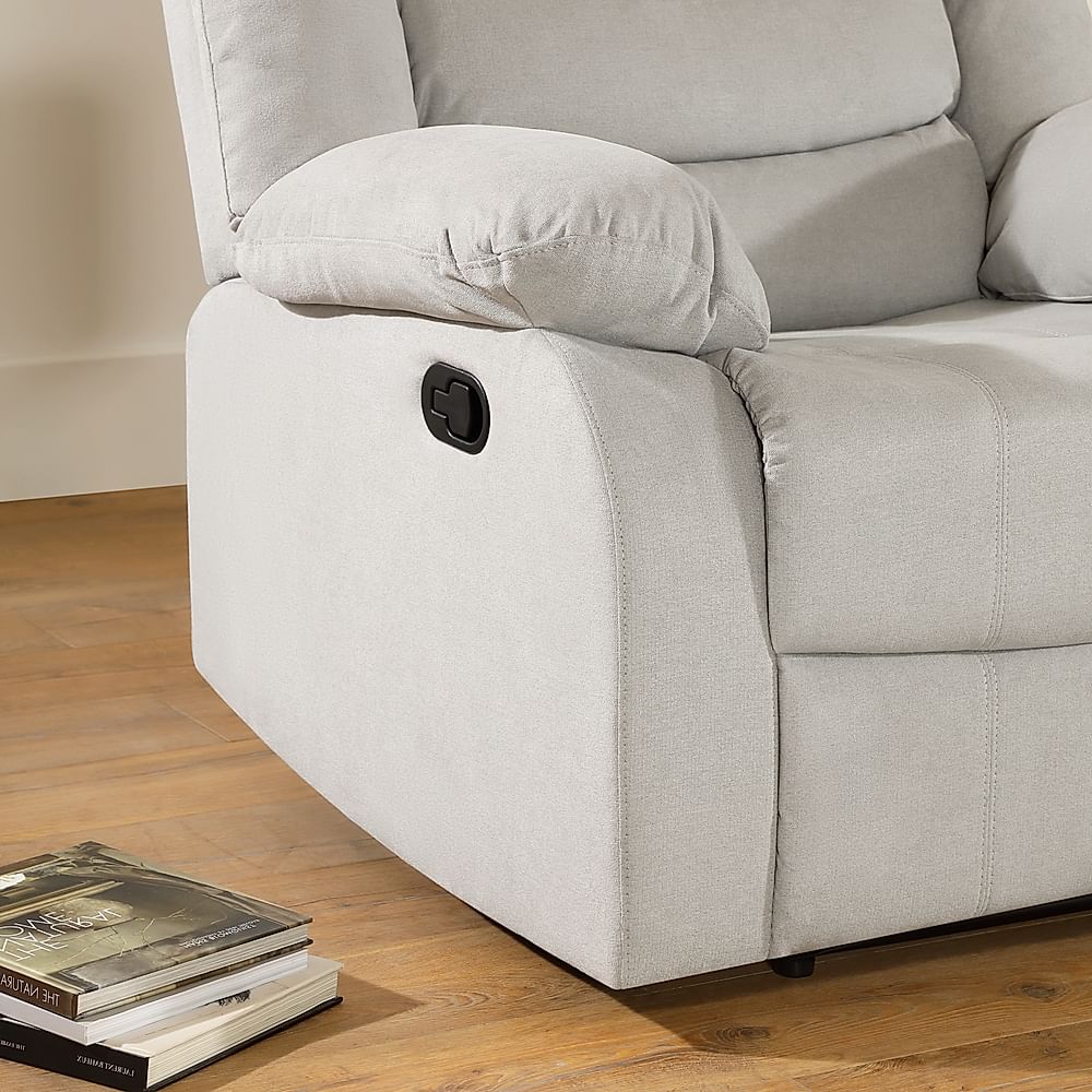 Sorrento Recliner Armchair, Dove Grey Classic Plush Fabric Only £449.99