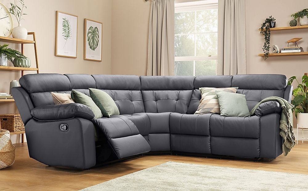 milano leather recliner sofa
