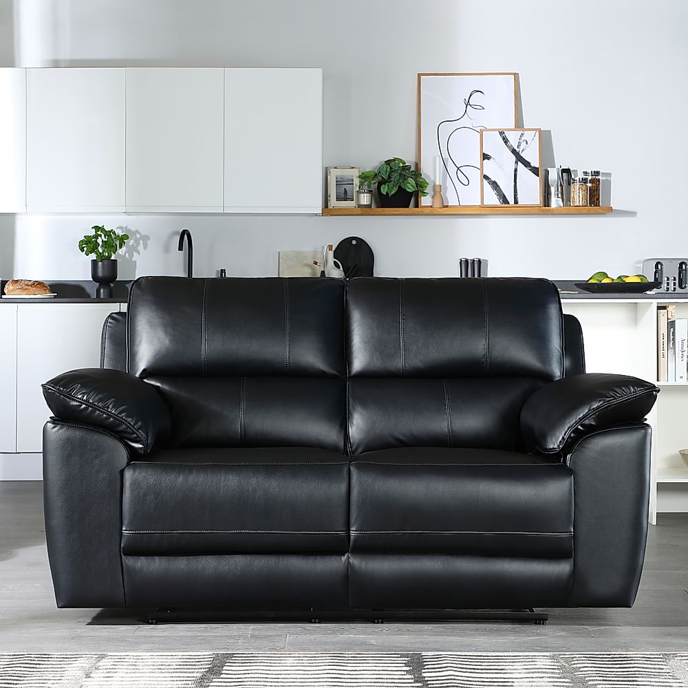 Genuine leather 2 seater recliner online sofa