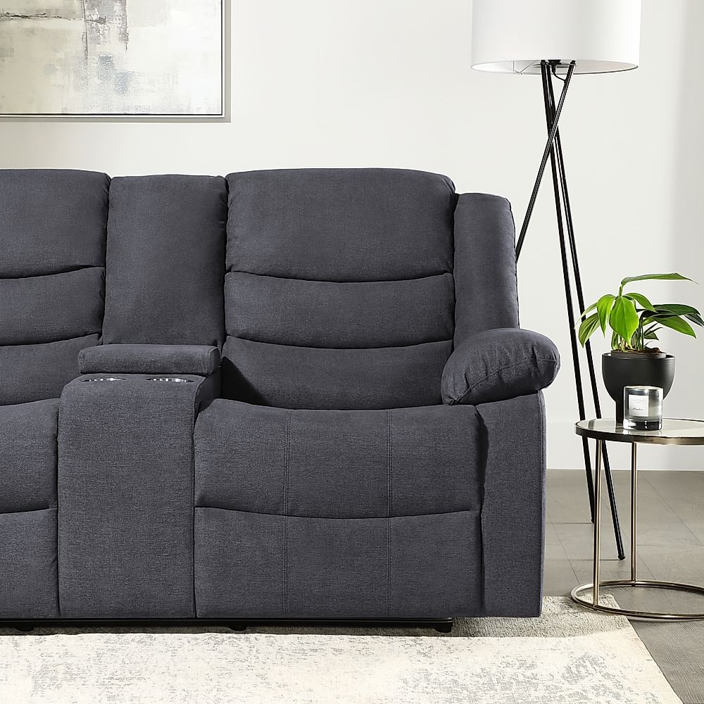 Fabric discount cinema sofa