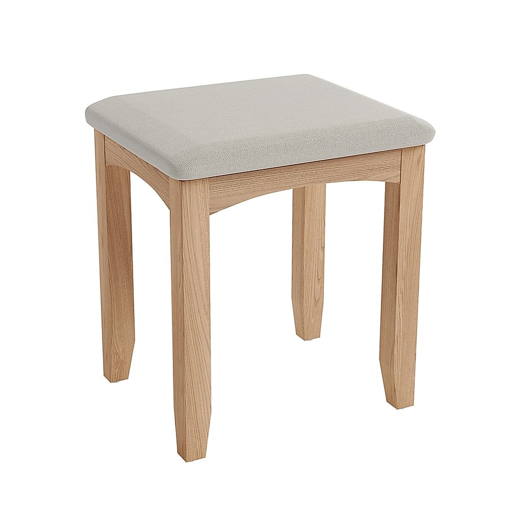 light oak dressing table stool