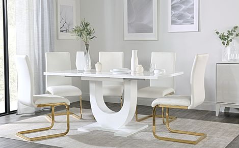 Gold Dining Sets | Dining Tables & Chairs | Furniture And Choice