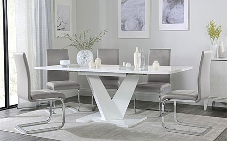 White Dining Sets | Dining Tables & Chairs | Furniture And Choice