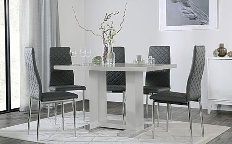 Grey Dining Sets | Dining Tables & Chairs | Furniture And Choice