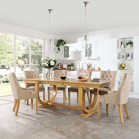 dukes modern dining table