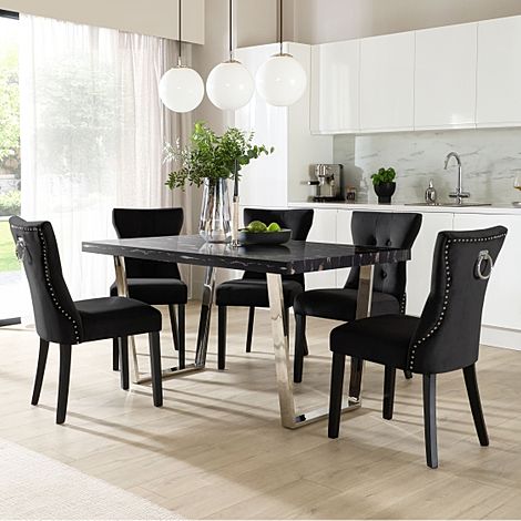 Marble Effect Dining Sets | Furniture And Choice