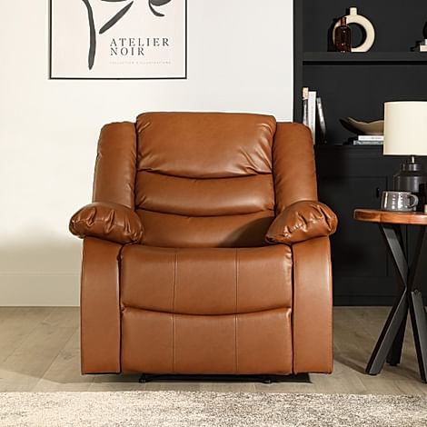 Tan deals leather recliner