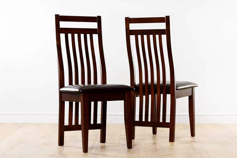 wooden dining room chairs