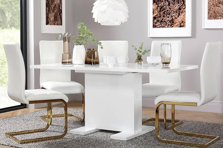 Gold Dining Sets | Furniture Choice