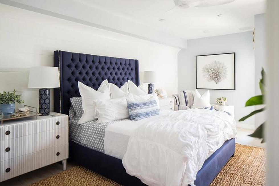 Royal Blue And Brown Decorating Bedroom